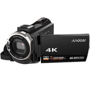 دوربین فیلم برداری آندویر مدل 4K Portable 48MP 16X Digital Zoom