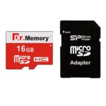 کارت حافظه microSDHC دکتر مموری مدل DR6022RVB کلاس 10 استاندارد UHS-I U1 سرعت 80MBps ظرفیت 16 گیگابایت به همراه آداپتور microSD