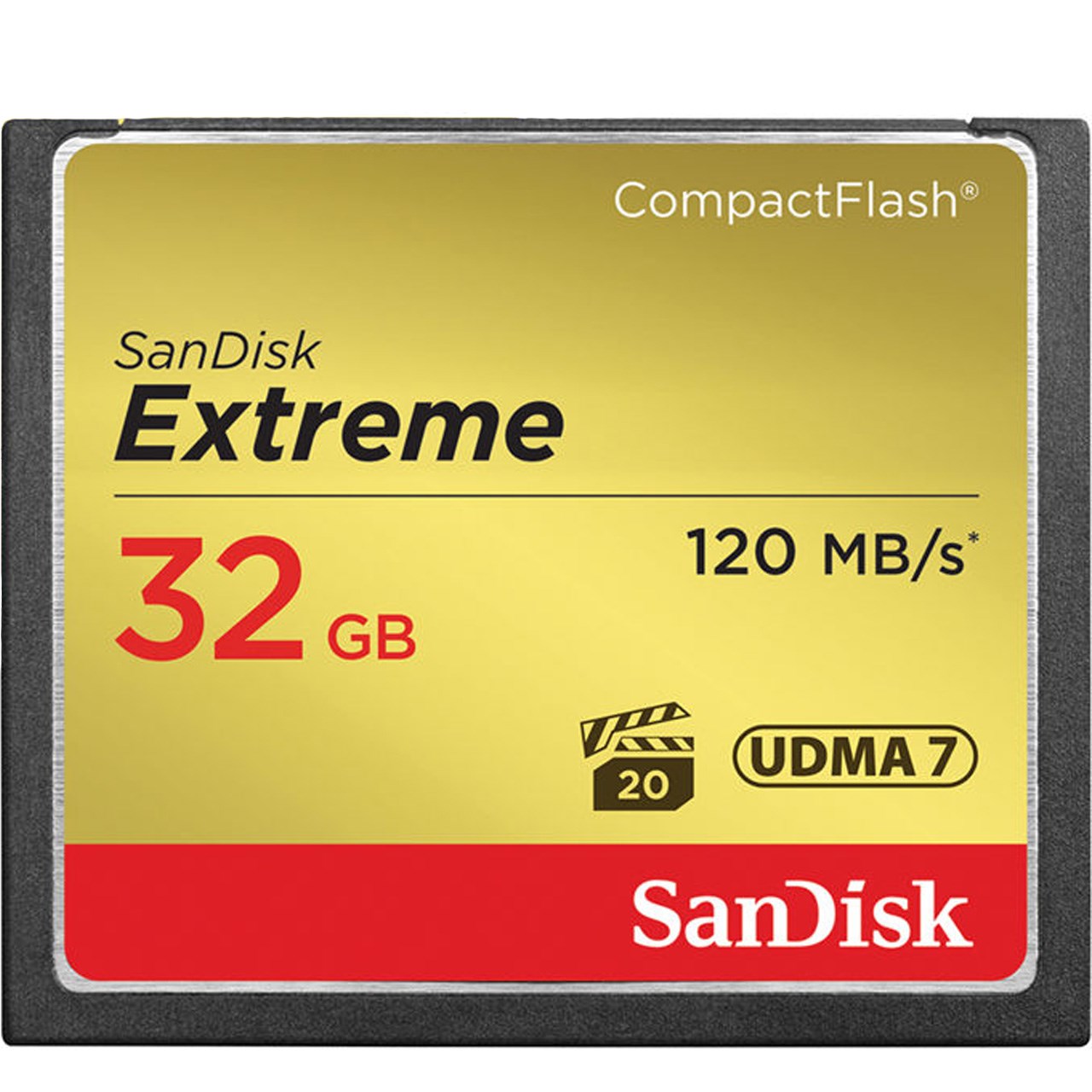 کارت حافظه CompactFlash سن دیسک مدل Extreme سرعت 800X 120MBps ظرفیت 32 گیگابایت کارت حافظه CompactFlash سن دیسک مدل Extreme سرعت 800X 120MBps ظرفیت 32 گیگابایت