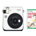 دوربین عکاسی چاپ سریع فوجی فیلم مدل Instax mini 70 همراه با یک بسته فیلم 10 تایی
