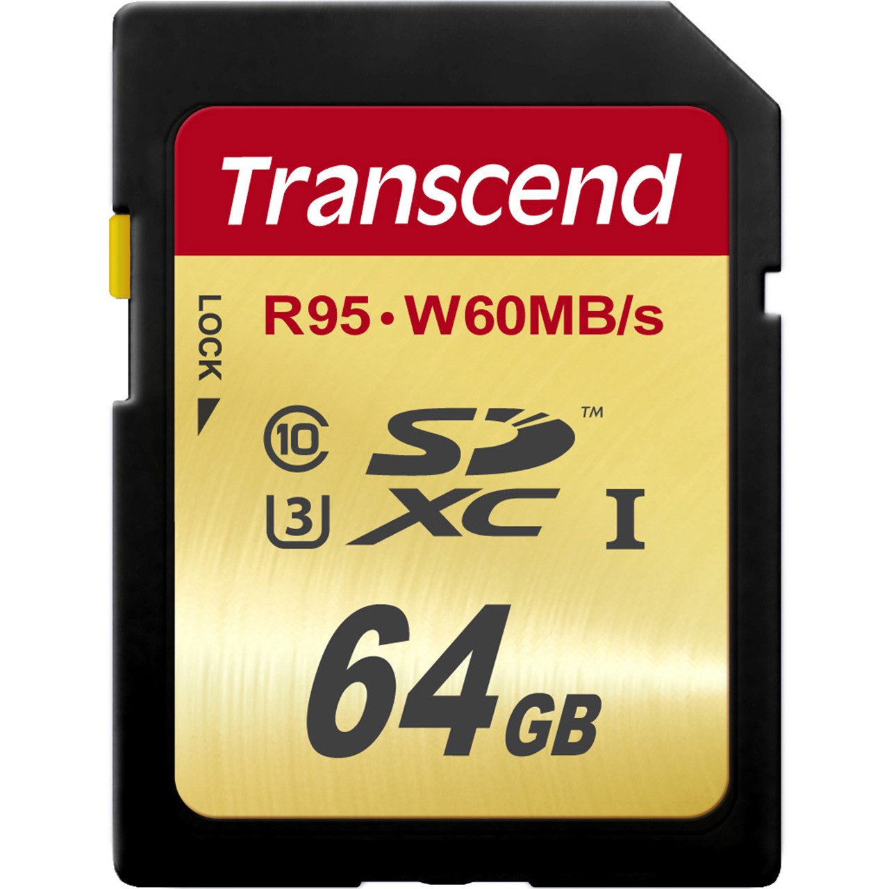 کارت حافظه SDXC ترنسند مدل Ultimate کلاس 10 استاندارد UHS-I U3 سرعت 95MBps 633X ظرفیت 64 گیگابایت کارت حافظه SDXC ترنسند مدل Ultimate کلاس 10 استاندارد UHS-I U3 سرعت 95MBps 633X ظرفیت 64 گیگابایت