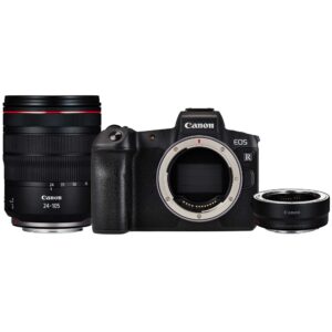 دوربین دیجیتال بدون آینه کانن مدل EOS R به همراه لنز RF 24-105mm و Mount Adapter EF-EOS R