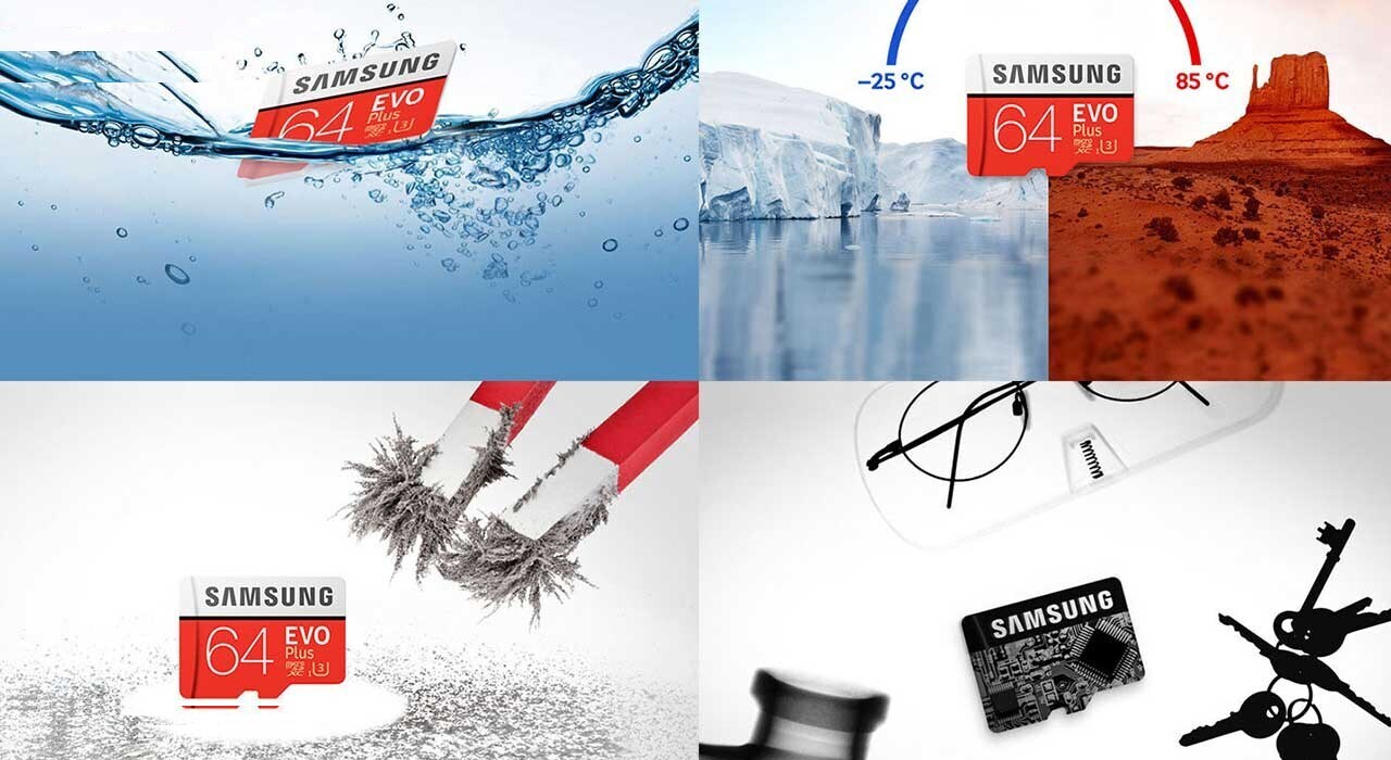 کارت حافظه microSDXC سامسونگ مدل Evo Plus کلاس 10 استاندارد UHS-I U3 سرعت 100MBps ظرفیت 64 گیگابایت کارت حافظه microSDXC سامسونگ مدل Evo Plus کلاس 10 استاندارد UHS-I U3 سرعت 100MBps ظرفیت 64 گیگابایت