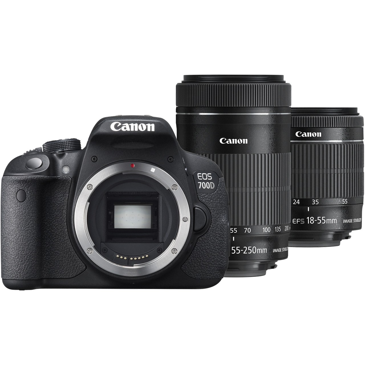 دوربین دیجیتال کانن مدل EOS 700D With 18-55mm IS2+55-250mm IS2 Lens دوربین دیجیتال کانن مدل EOS 700D With 18-55mm IS2+55-250mm IS2 Lens