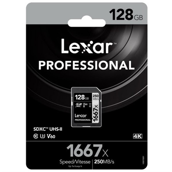 کارت حافظه SDXC لکسار مدل Professional کلاس 10 استاندارد UHS-II U3 سرعت 250MBps ظرفیت 128 گیگابایت کارت حافظه SDXC لکسار مدل Professional کلاس 10 استاندارد UHS-II U3 سرعت 250MBps ظرفیت 128 گیگابایت