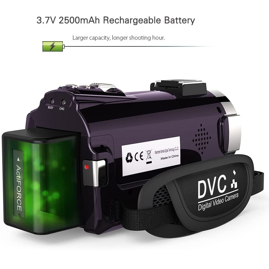دوربین فیلم برداری آندویر مدل 4K Portable 48MP 16X Digital Zoom دوربین فیلم برداری آندویر مدل 4K Portable 48MP 16X Digital Zoom